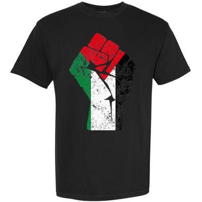 Fist of Palestine Free Palestine Garment-Dyed Heavyweight T-Shirt