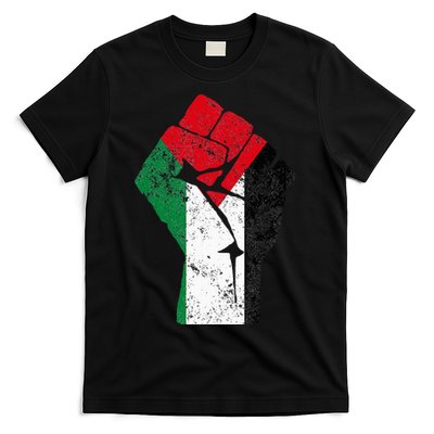 Fist of Palestine Free Palestine T-Shirt