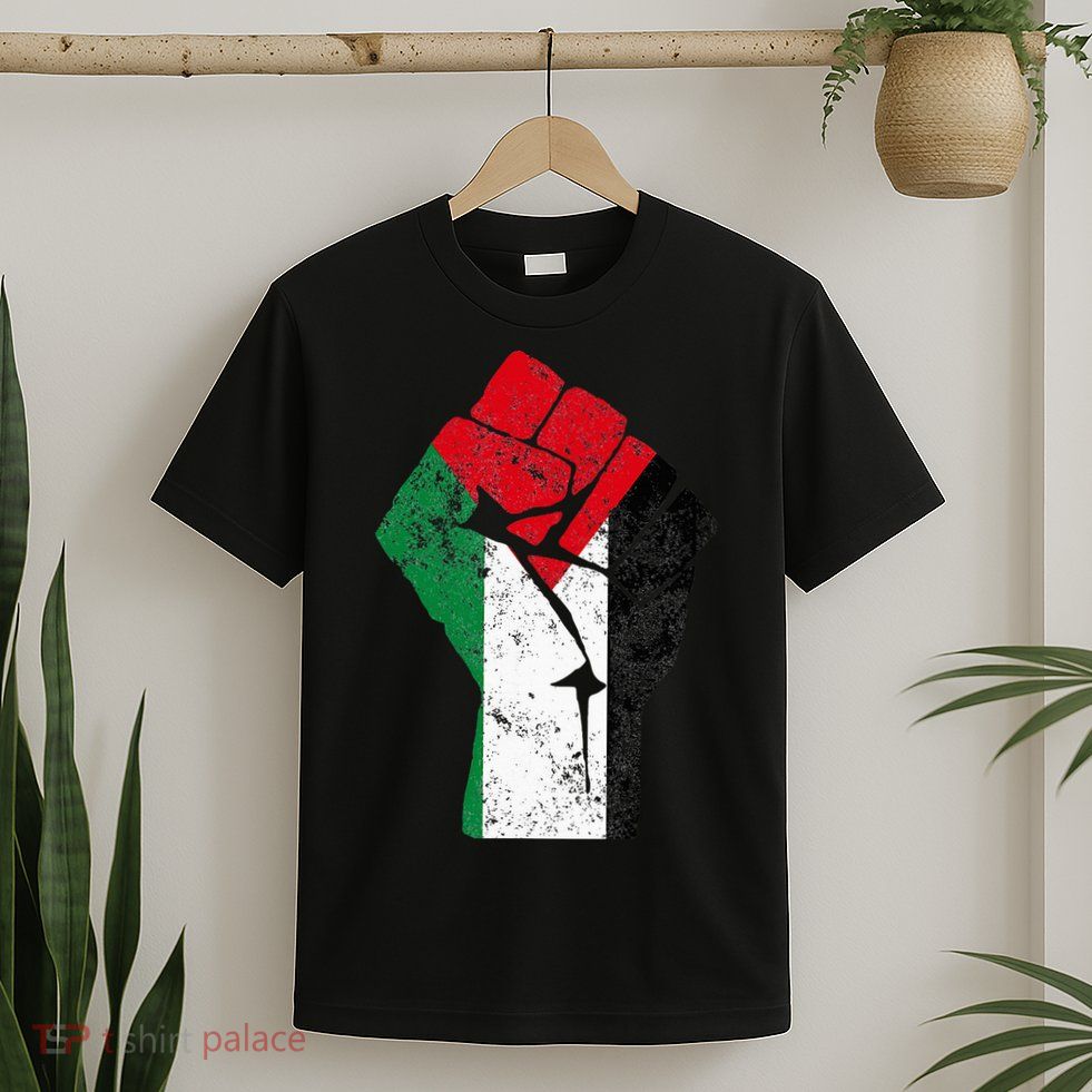 Fist of Palestine Free Palestine T-Shirt