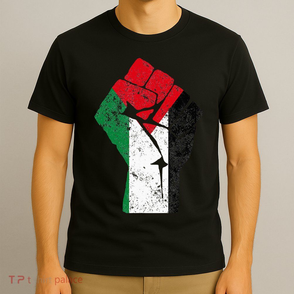 Fist of Palestine Free Palestine T-Shirt