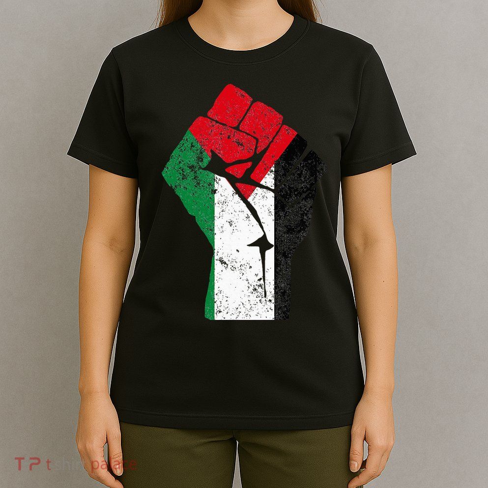Fist of Palestine Free Palestine T-Shirt