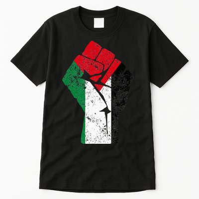 Fist of Palestine Free Palestine Tall T-Shirt