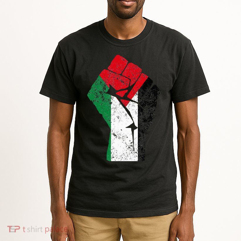 Fist of Palestine Free Palestine Tall T-Shirt