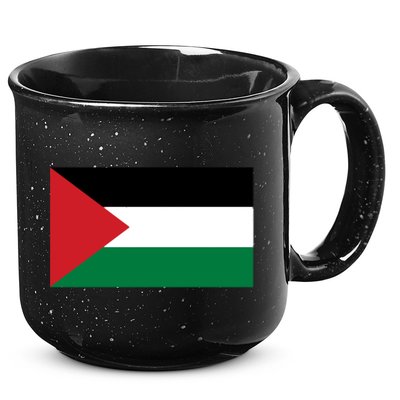 Flag Of Palestine 15oz Campfire Ceramic Mug