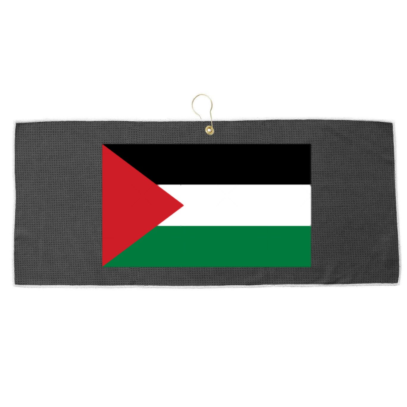 Flag Of Palestine Large Microfiber Waffle Golf Towel