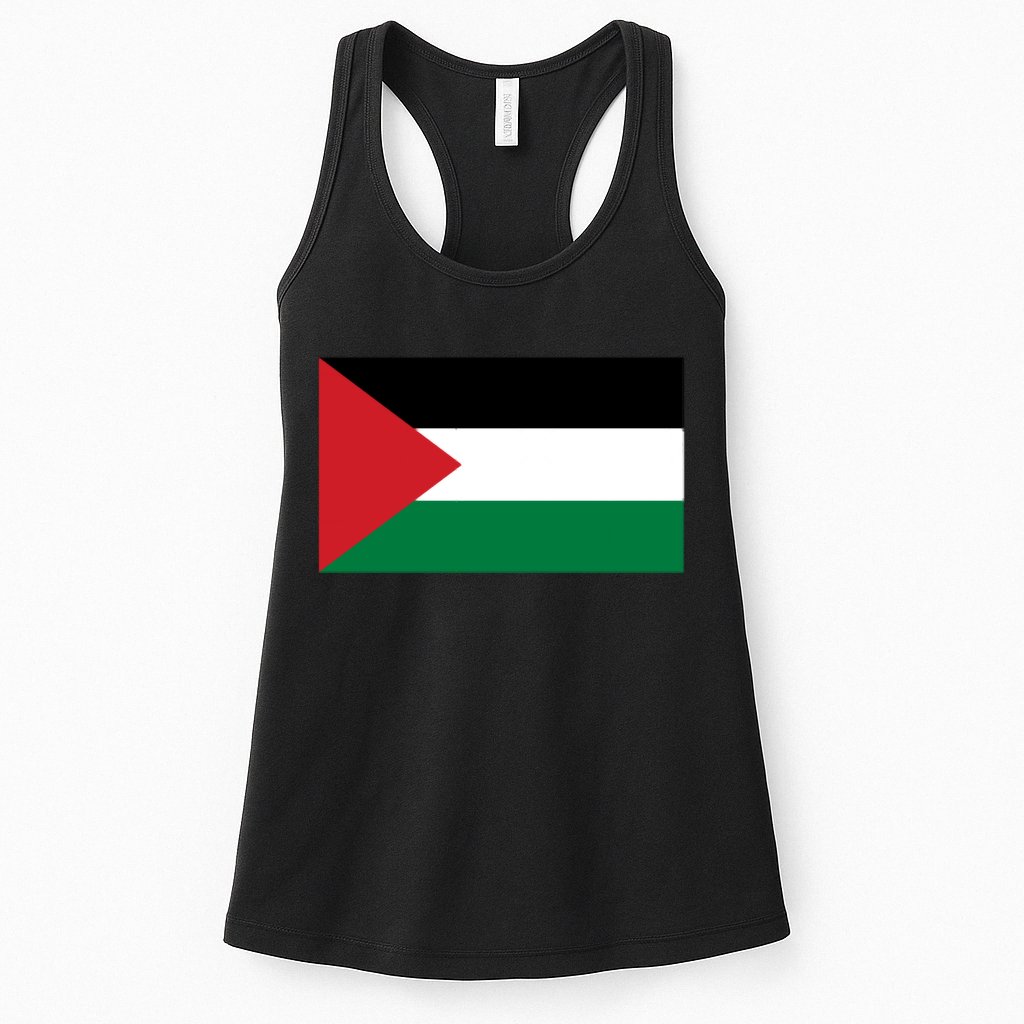 Flag Of Palestine Womens Tank Top