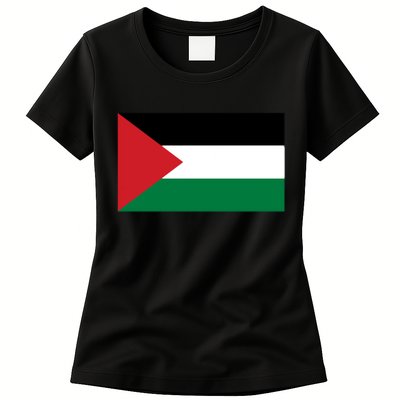 Flag Of Palestine Womens T-Shirt