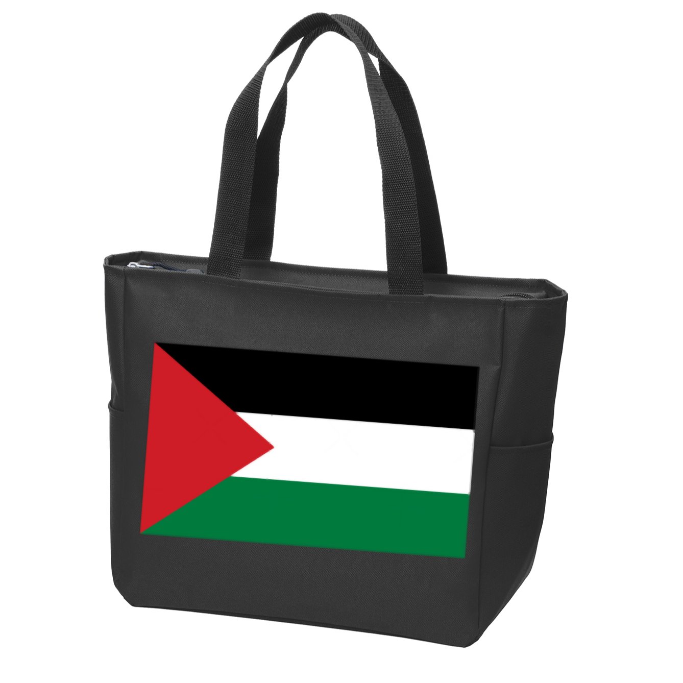 Flag Of Palestine Zip Tote Bag