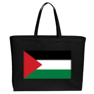 Flag Of Palestine Cotton Canvas Jumbo Tote