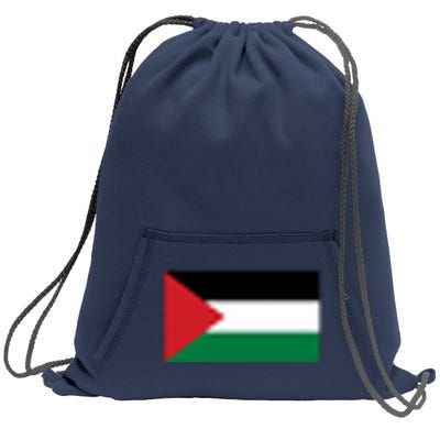 Flag Of Palestine Sweatshirt Cinch Pack Bag