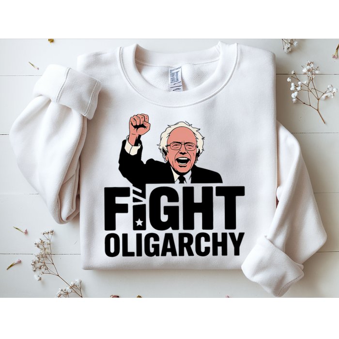 Fight Oligarchy, Protest & Resist With Bernie Sanders & AOC  Sweatshirt