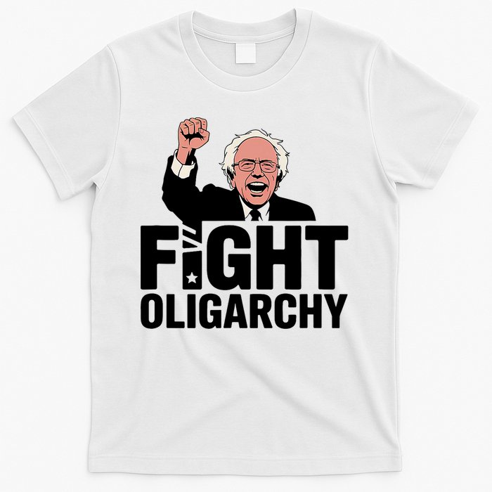 Fight Oligarchy, Protest & Resist With Bernie Sanders & AOC  T-Shirt