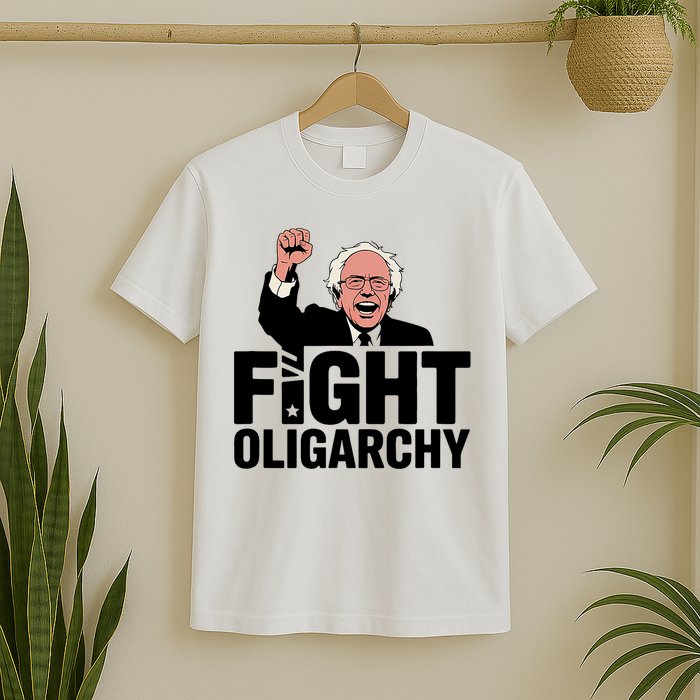 Fight Oligarchy, Protest & Resist With Bernie Sanders & AOC  T-Shirt