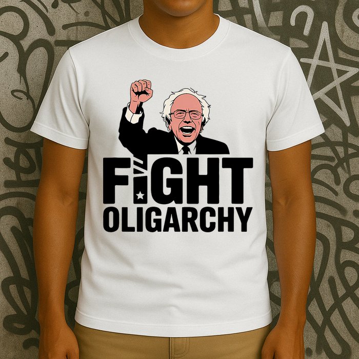 Fight Oligarchy, Protest & Resist With Bernie Sanders & AOC  T-Shirt