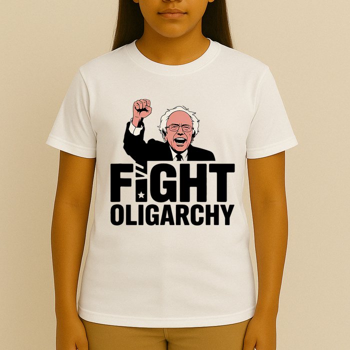Fight Oligarchy, Protest & Resist With Bernie Sanders & AOC  T-Shirt