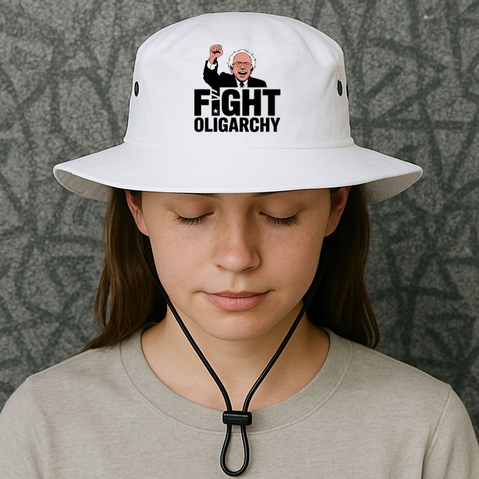 Fight Oligarchy, Protest & Resist With Bernie Sanders & AOC  Legacy Cool Fit Booney Bucket Hat