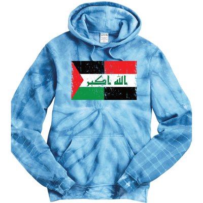 Flag Of Palestine Iraq Palestine Flag Iraq Palestine Tie Dye Hoodie