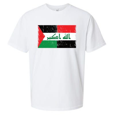 Flag Of Palestine Iraq Palestine Flag Iraq Palestine Sueded Cloud Jersey T-Shirt