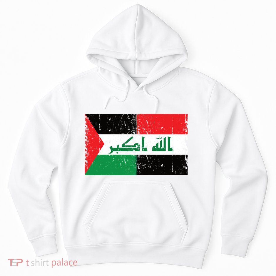 Flag Of Palestine Iraq Palestine Flag Iraq Palestine Hoodie