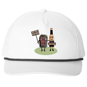 Funny Oktoberfest Quote Gift More Beer Save Water Gift Snapback Five-Panel Rope Hat