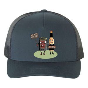 Funny Oktoberfest Quote Gift More Beer Save Water Gift Yupoong Adult 5-Panel Trucker Hat