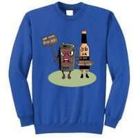 Funny Oktoberfest Quote Gift More Beer Save Water Gift Sweatshirt