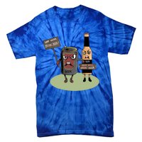 Funny Oktoberfest Quote Gift More Beer Save Water Gift Tie-Dye T-Shirt