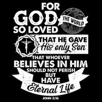 For God So Loved the World John 3:16 Flat Bill Trucker Hat
