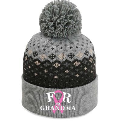 For Grandma Cancer Awareness The Baniff Cuffed Pom Beanie