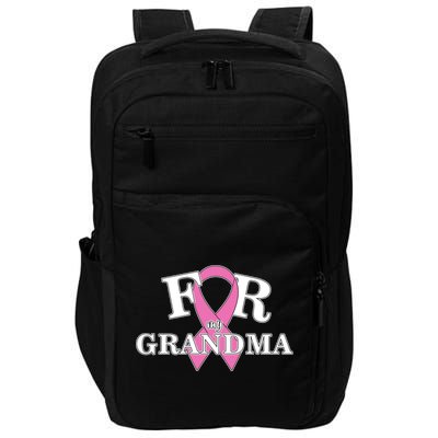 For Grandma Cancer Awareness Impact Tech Backpack