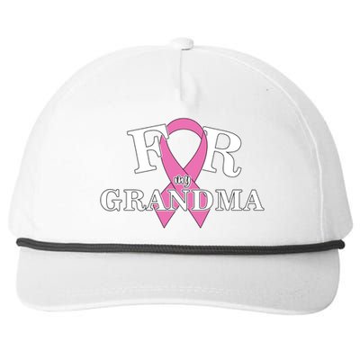 For Grandma Cancer Awareness Snapback Five-Panel Rope Hat