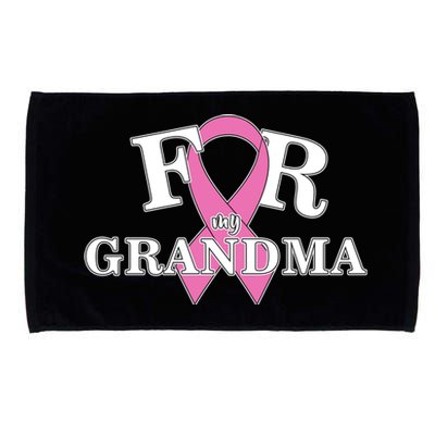 For Grandma Cancer Awareness Microfiber Hand Towel