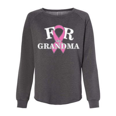 For Grandma Cancer Awareness Womens California Wash Sweatshirt