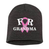 For Grandma Cancer Awareness Short Acrylic Beanie