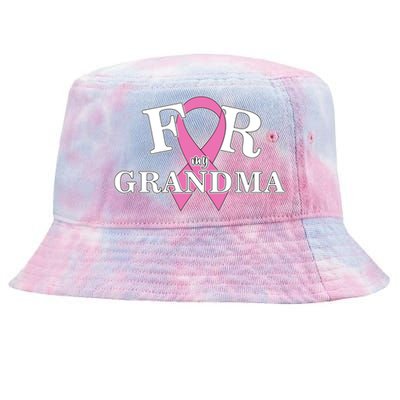 For Grandma Cancer Awareness Tie-Dyed Bucket Hat