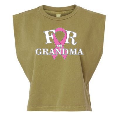 For Grandma Cancer Awareness Garment-Dyed Women's Muscle Tee