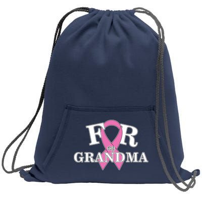 For Grandma Cancer Awareness Sweatshirt Cinch Pack Bag