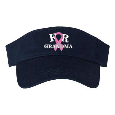 For Grandma Cancer Awareness Valucap Bio-Washed Visor