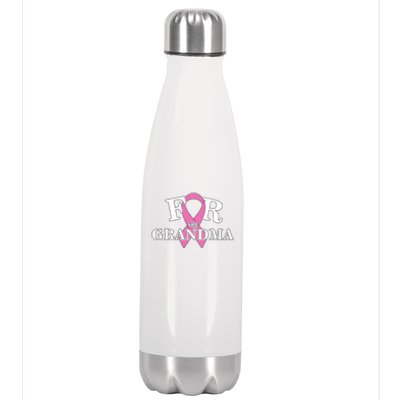 For Grandma Cancer Awareness Stainless Steel Insulated Water Bottle