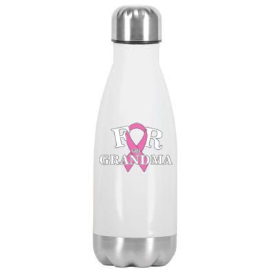 For Grandma Cancer Awareness Stainless Steel Insulated Water Bottle