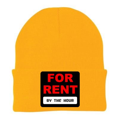 For Rent By The Hour Knit Cap Winter Beanie