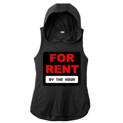 For Rent By The Hour Ladies PosiCharge Tri-Blend Wicking Draft Hoodie Tank