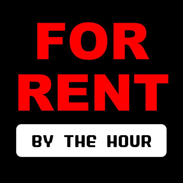 For Rent By The Hour Flexfit Unipanel Trucker Cap