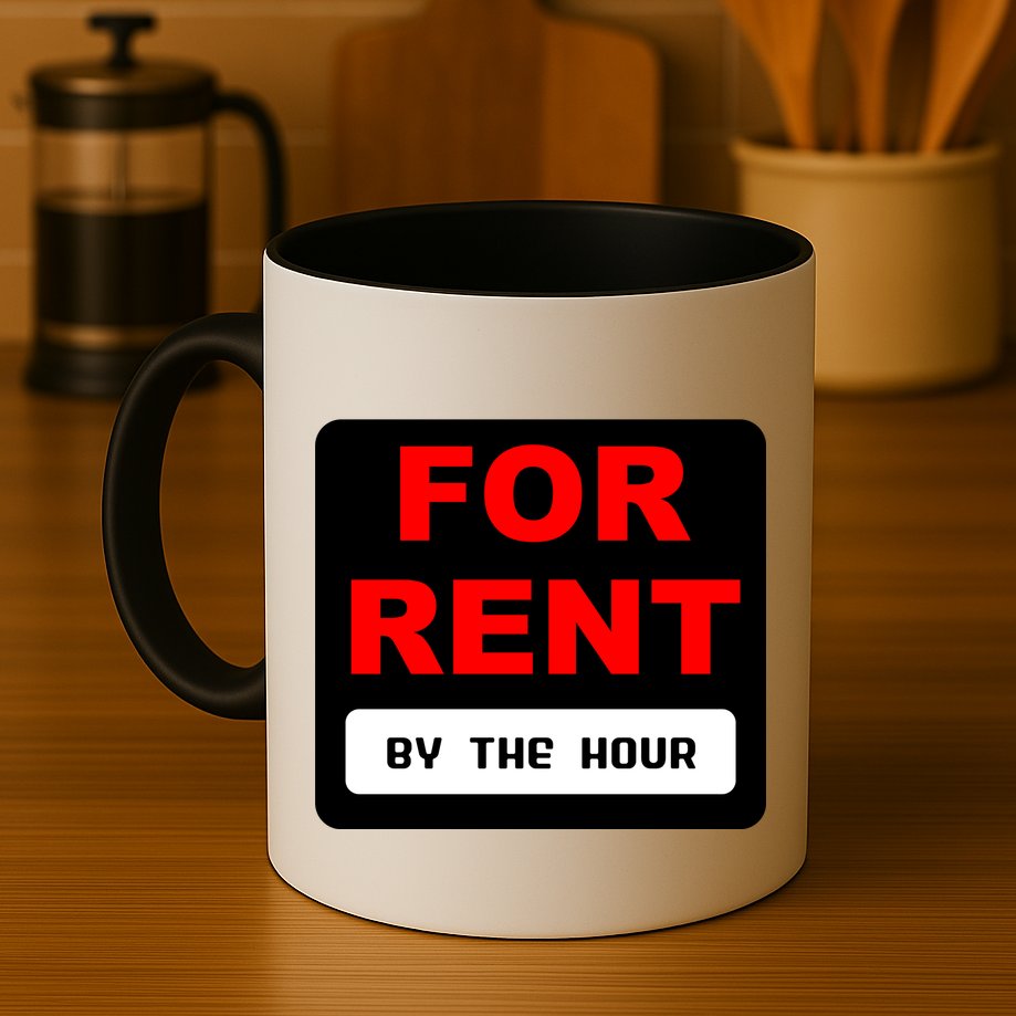 For Rent By The Hour Mug