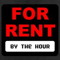 For Rent By The Hour Golf Towel