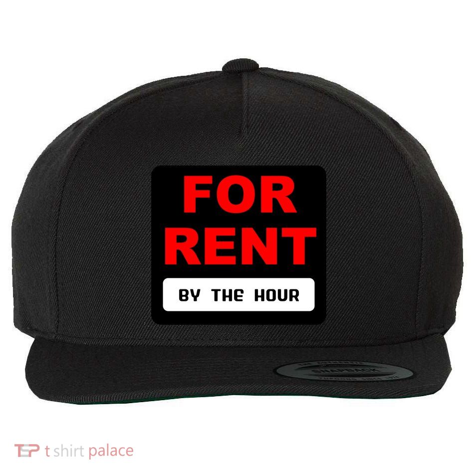 For Rent By The Hour Wool Snapback Cap