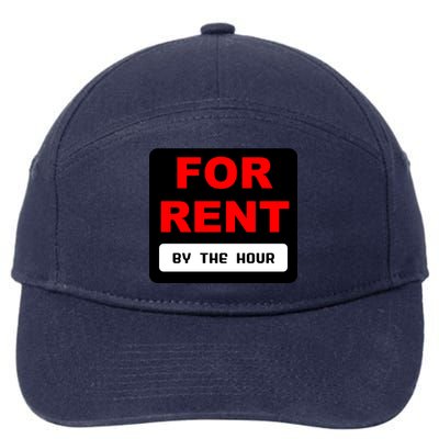 For Rent By The Hour 7-Panel Snapback Hat