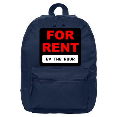 For Rent By The Hour 16 in Basic Backpack