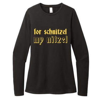 For Schnitzel My Nitzel Womens CVC Long Sleeve Shirt