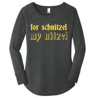 For Schnitzel My Nitzel Women's Perfect Tri Tunic Long Sleeve Shirt